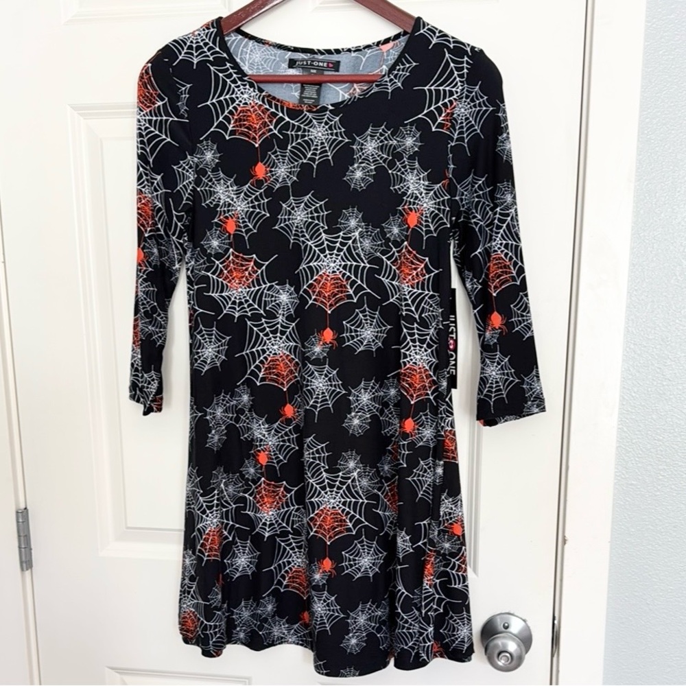Spider Web Halloween Dress